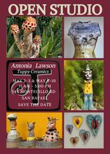 Ceramic sculptures, cactus, cat, large various sculptures and love hearts 